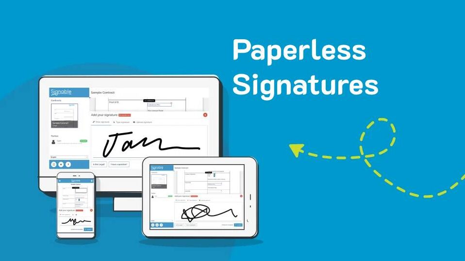 Paperless Signatures Paperless ลายเซ็น