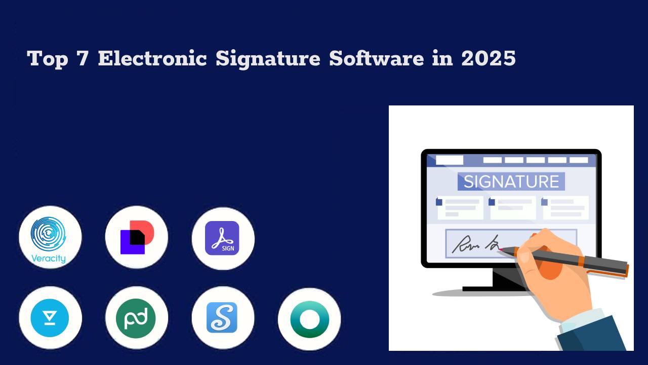 Electronic Signature Software ลายเซ็นอิเล็กทรอนิกส์ ซอฟต์แวร์