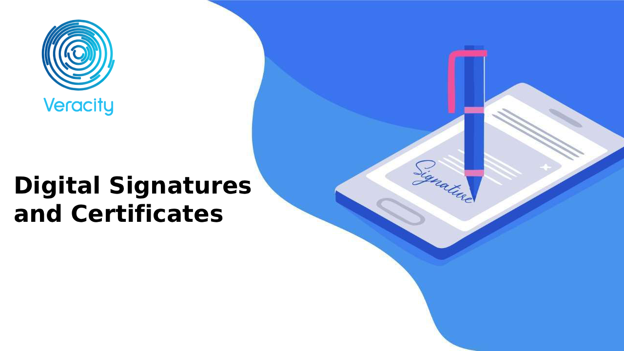 Digital Signatures and Certificates