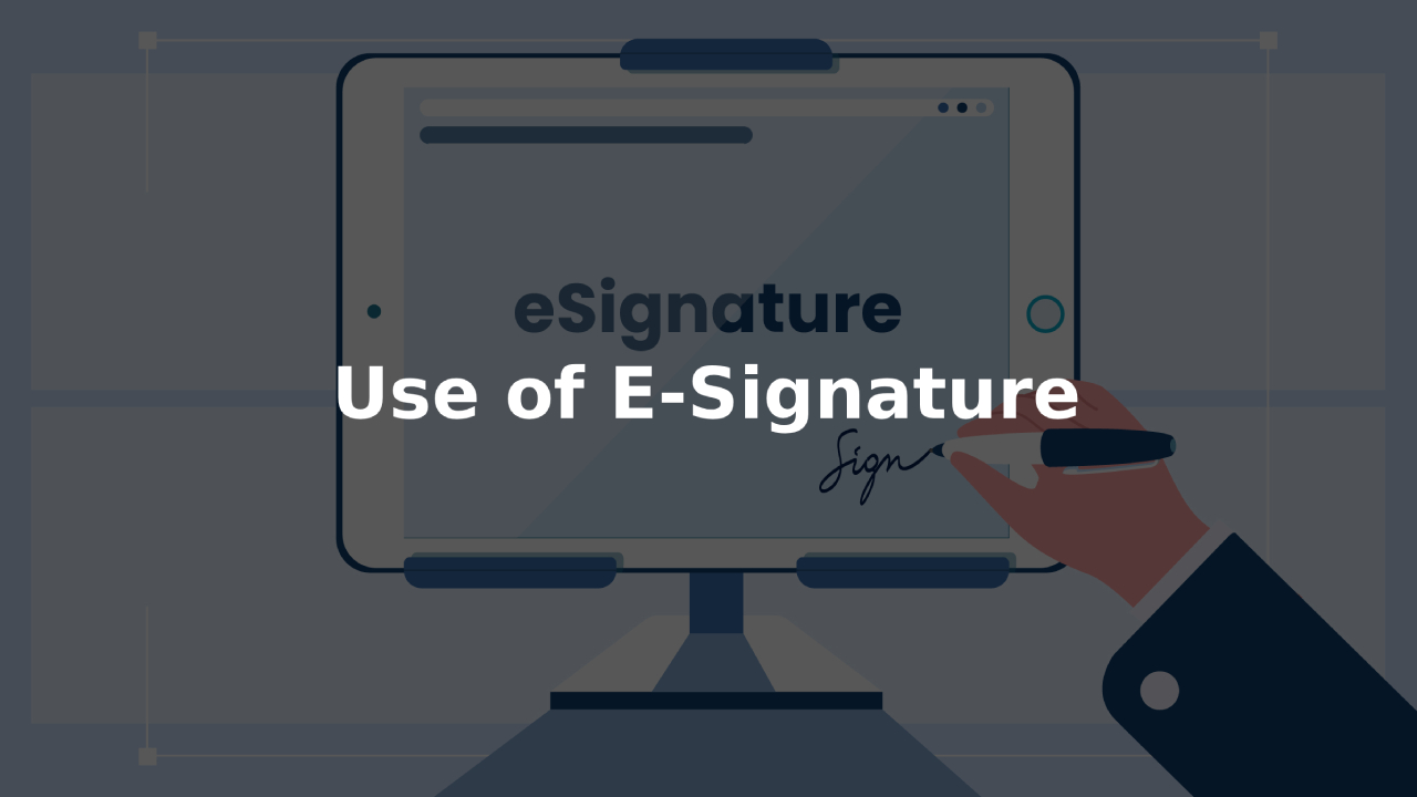 การใช้ e-Signature