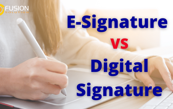 E-Signature VS Digital Signature