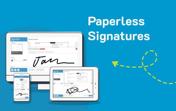 Paperless ลายเซ็น