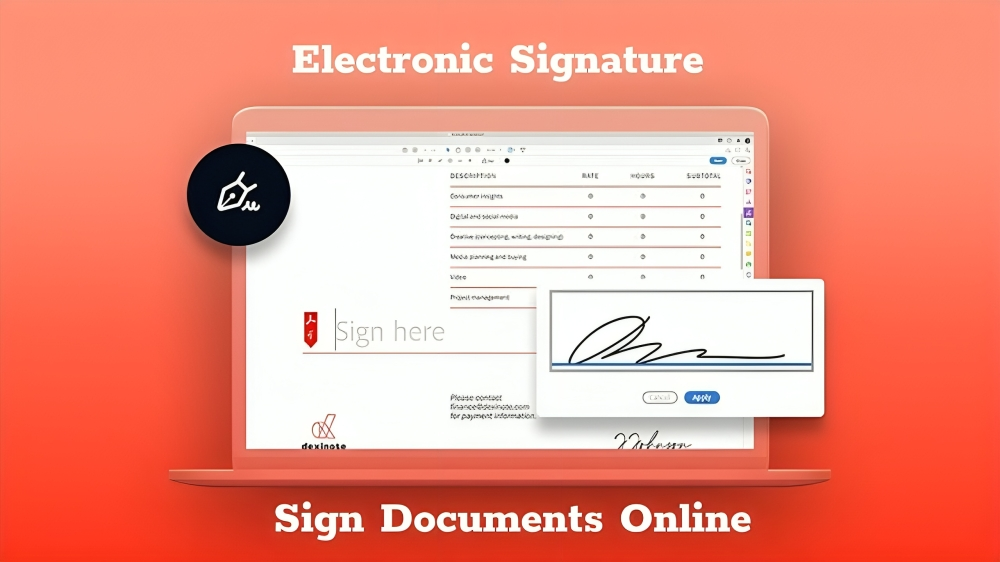 ลายเซ็นอิเล็กทรอนิกส์ ทำให้ง่ายขึ้น
