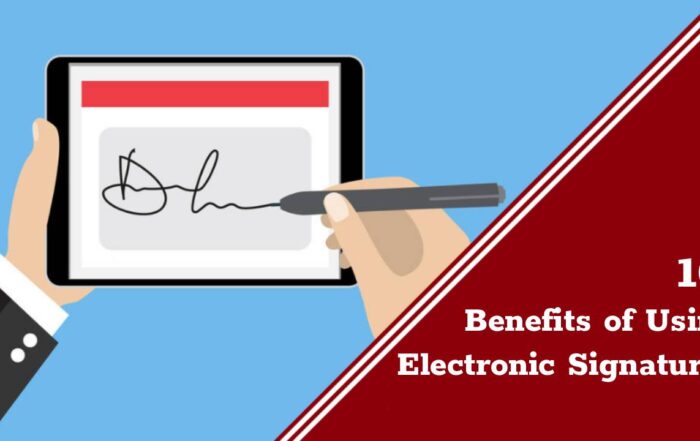 การใช้ ลายเซ็นอิเล็กทรอนิกส์