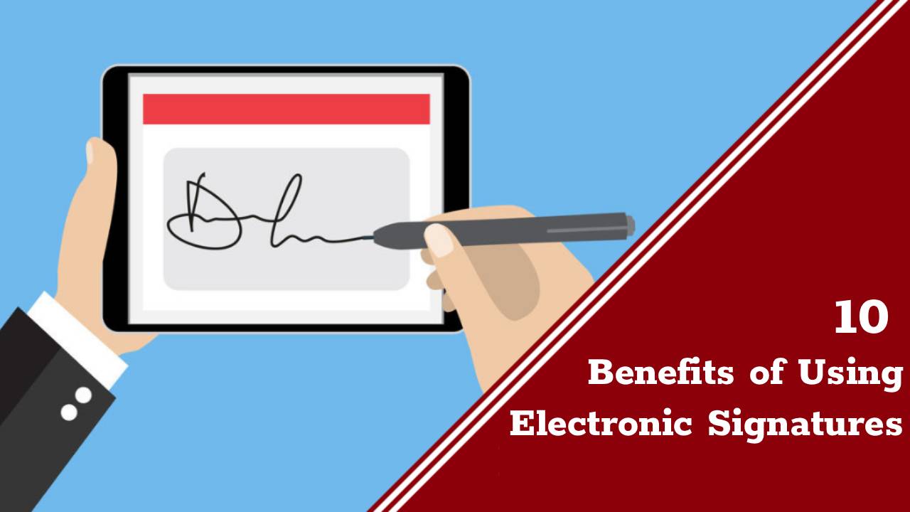 การใช้ ลายเซ็นอิเล็กทรอนิกส์