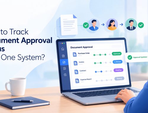 วิธี Track Document Approval Status จากระบบเดียว