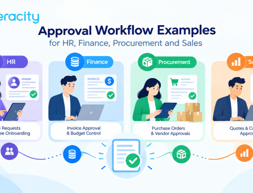 ตัวอย่าง Approval Workflow สำหรับ HR, Finance, Procurement และ Sales