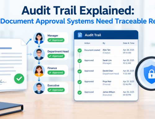Audit Trail Explained: ทำไมระบบอนุมัติเอกสารต้องตรวจสอบย้อนหลังได้
