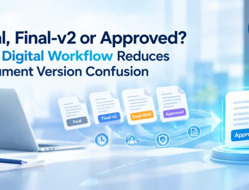 Digital Workflow ช่วยลดความสับสนของ Version เอกสารได้อย่างไร